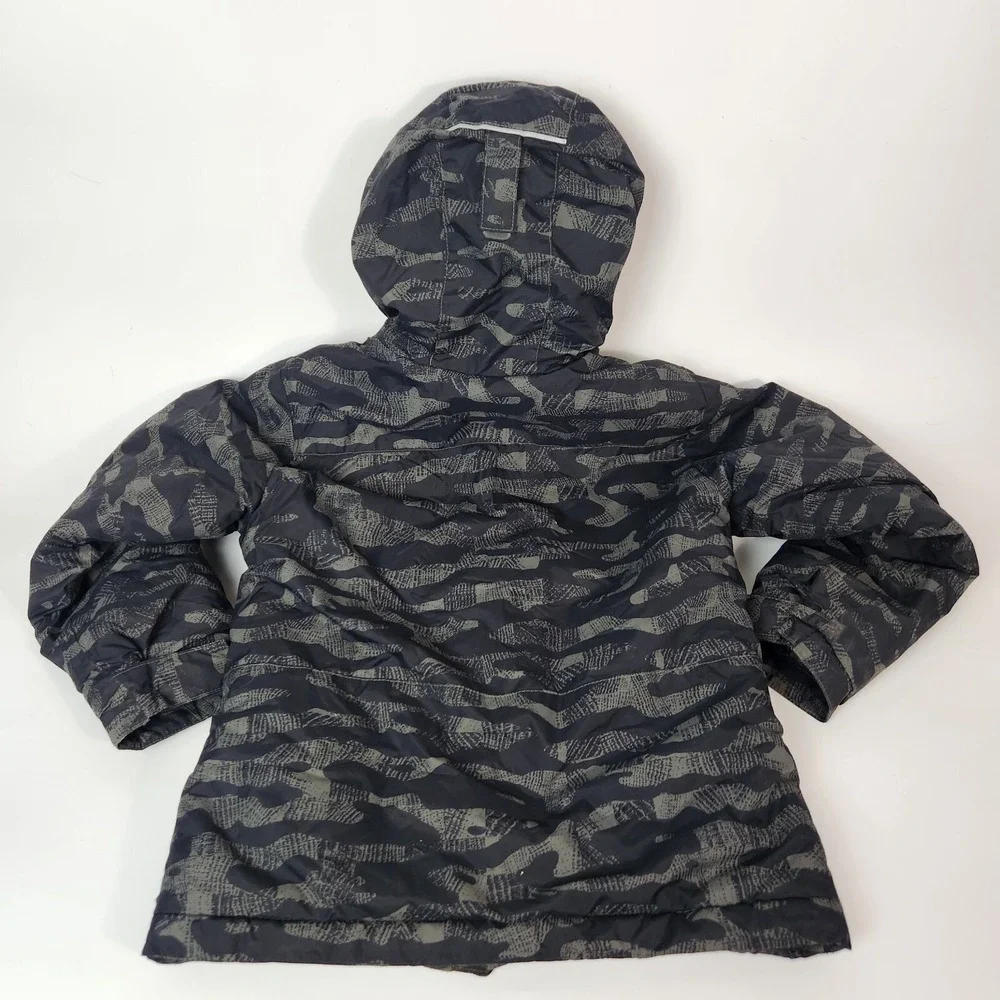 Columbia Kids Puffer Jacket Camo Print‎ Hooded Winter Warmth Outerwear Winter